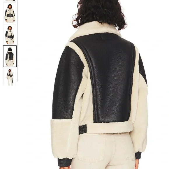 Blank NYC Sherpa + Leather Jacket // size XS - Picture 7 of 11